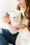 She Believed She Could So She Did Gold Coffee Mug